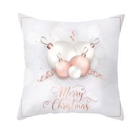 Fashion Letter Gift Box Snowflake Polyester Pillow Cases main image 4