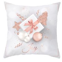 Fashion Letter Gift Box Snowflake Polyester Pillow Cases sku image 21