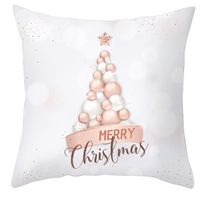 Fashion Letter Gift Box Snowflake Polyester Pillow Cases sku image 5