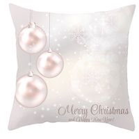 Fashion Letter Gift Box Snowflake Polyester Pillow Cases main image 2