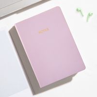 A6 Student Mini Portable Solid Color Simple Notebook sku image 14