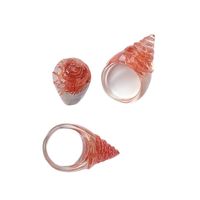 Simple Style Conch Resin Polishing Women's Rings 1 Piece main image 5