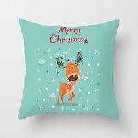 Fashion Christmas Tree Santa Claus Letter Polyester Pillow Cases sku image 6