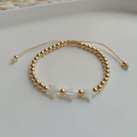 Rétro Traverser Star Forme De Cœur Perle Le Cuivre Bracelets En Masse sku image 5