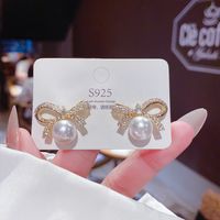 Moda Estrella Forma De Corazón Cobre Enchapado Perlas Artificiales Circón Pendientes De Gota 1 Par sku image 42