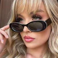 Fashion Solid Color Pc Oval Frame Full Frame Women's Sunglasses main image 1