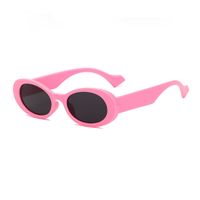 Fashion Solid Color Pc Oval Frame Full Frame Women's Sunglasses main image 3