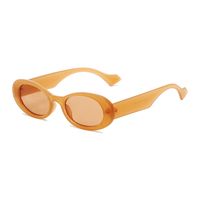 Fashion Solid Color Pc Oval Frame Full Frame Women's Sunglasses main image 2