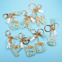 Fashion Letter Resin Unisex Bag Pendant Keychain main image 6