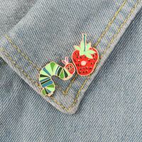 Fashion Strawberry Alloy Stoving Varnish Unisex Brooches main image 1