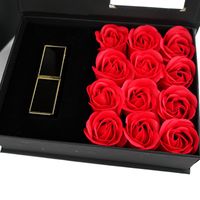 Valentine's Day Gift Box 12 Flip Window Soap Flower Lipstick Gift Box Necklace Jewelry Gift Box Wholesale main image 3