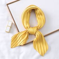 Women's Elegant Solid Color Satin Silk Scarves sku image 10