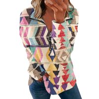 Women's Hoodie Long Sleeve Hoodies & Sweatshirts Printing Casual Geometric main image 5