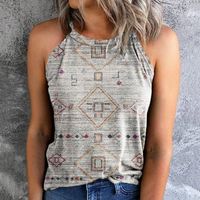Women's Vest Tank Tops Printing Fashion Abstract main image 2
