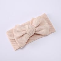 Fashion Bow Knot Cloth Rib-knit Butterfly Hair Band 1 Piece sku image 2