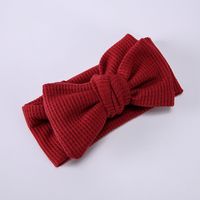 Fashion Bow Knot Cloth Rib-knit Butterfly Hair Band 1 Piece sku image 5