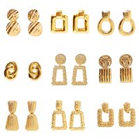 Fashion Geometric Alloy Plating Women's Drop Earrings 1 Pair main image 6