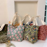 Women's Fashion Flower Oxford Cloth Shopping Bags main image 3