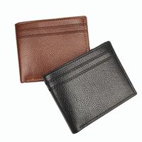Men's Solid Color Pu Leather Open Wallets main image 3