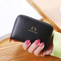 Unisex Crocodile Pu Leather Zipper Card Holders sku image 32