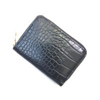 Unisex Crocodile Pu Leather Zipper Card Holders sku image 1