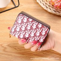 Unisex Solid Color Pvc Zipper Card Holders sku image 25