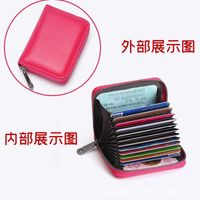 Unisex Solid Color Pvc Zipper Card Holders sku image 5