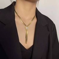Fashion Heart Shape Titanium Steel Plating Pendant Necklace 1 Piece sku image 1
