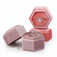 Casual Solid Color Korean Velvet Jewelry Boxes main image 1