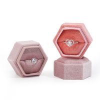 Casual Solid Color Korean Velvet Jewelry Boxes main image 2