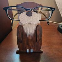 Cute Creative Wooden Decoration Animal Glasses Display Stand sku image 19