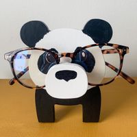 Cute Creative Wooden Decoration Animal Glasses Display Stand sku image 16