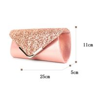 Pu Leather Solid Color Square Evening Bags sku image 6