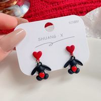 Chinoiserie Animal Alloy Plating Artificial Pearls Women's Drop Earrings 1 Pair sku image 9