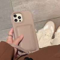 Fashion Solid Color Pu Leather   Phone Cases main image 2