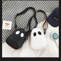 Women's Pu Leather Ghost Cute Oval Zipper Crossbody Bag main image 2