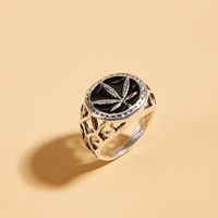 Casual Maple Leaf Alloy Men's Rings main image 2