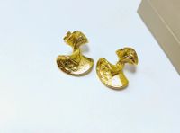 Fashion Geometric Titanium Steel Gold Plated Earrings 1 Pair sku image 5