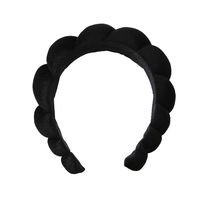 Retro Solid Color Cloth Hair Band 1 Piece main image 3