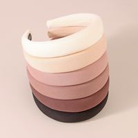 Simple Style Solid Color Cloth Hair Band 1 Piece main image 2