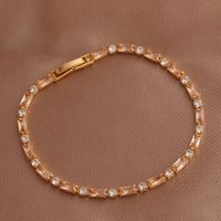 Retro Geometric Copper Bracelets Necklace In Bulk sku image 10