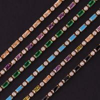 Retro Geometric Copper Bracelets Necklace In Bulk main image 4