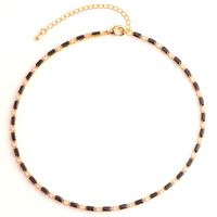 Retro Geometric Copper Bracelets Necklace In Bulk sku image 15