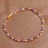 Retro Geometric Copper Bracelets Necklace In Bulk sku image 11