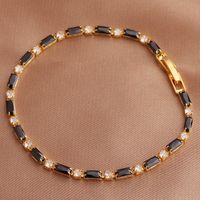 Retro Geometric Copper Bracelets Necklace In Bulk sku image 9