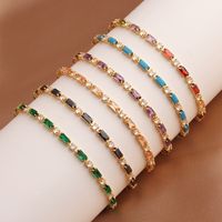 Retro Geometric Copper Bracelets Necklace In Bulk main image 2