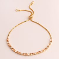 Retro Geometric Copper Bracelets Necklace In Bulk sku image 3
