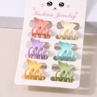 Sweet Flower Butterfly Arylic Stoving Varnish Hair Claws 1 Set sku image 12