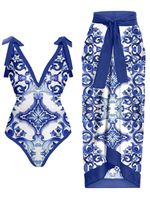 Women's Sexy Printing Backless One Piece main image 5