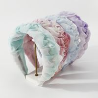 Einfacher Stil Einfarbig Künstliche Edelsteine Tuch Falten Haarband 1 Stück main image 3
